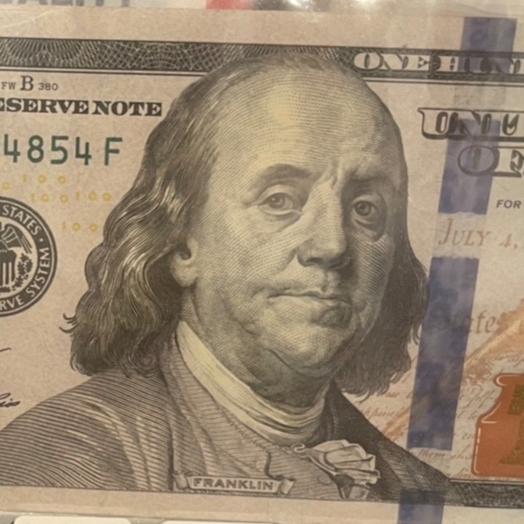 2013-$100 Bill Low # Mf 08974854F Circulated#205802980733 - Picture 3 of 6